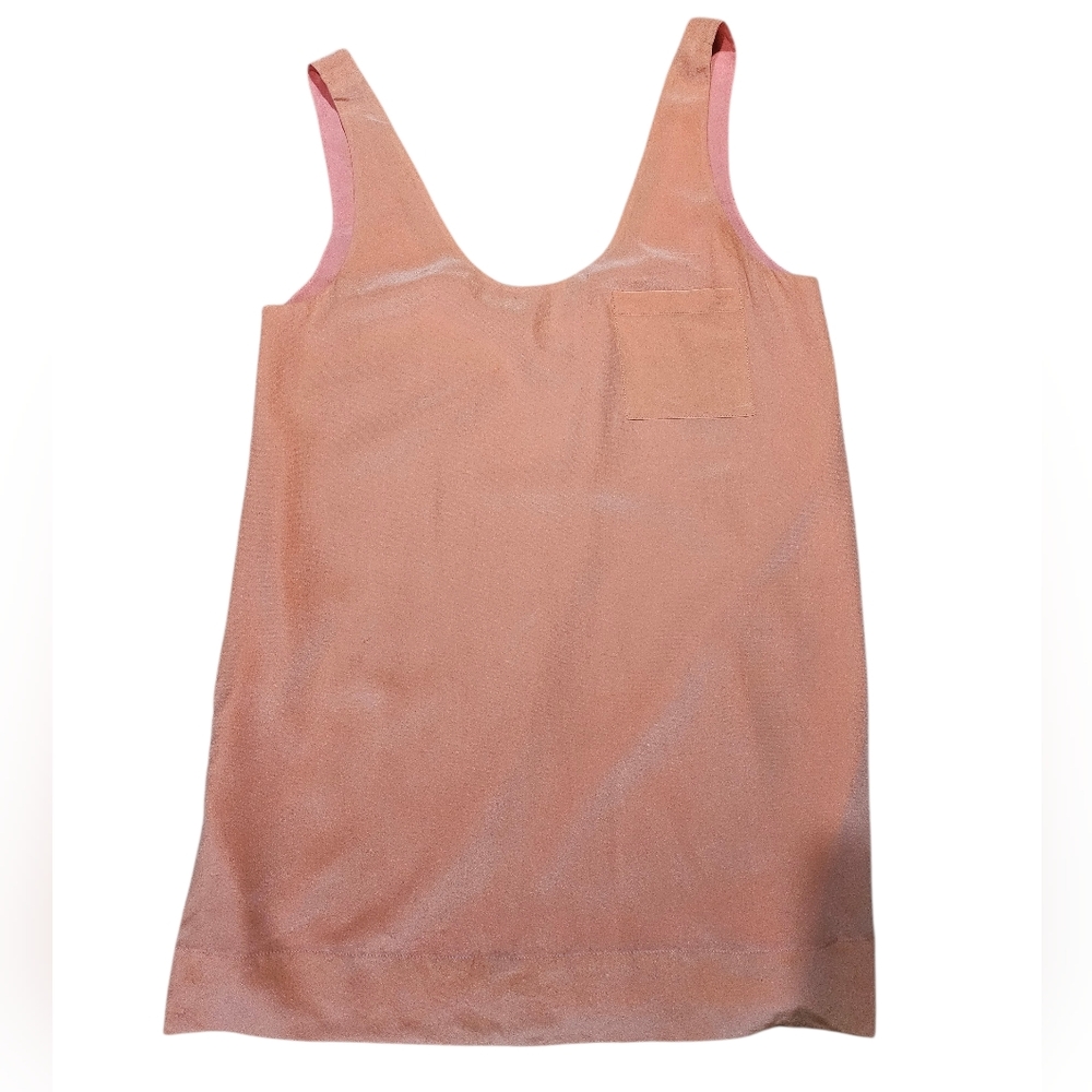 Joie Coral Peach Sleeveless Tank Sheath Silk Dress Small - Picture 4 of 8